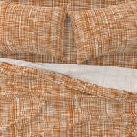 Spiced Pumpkin and White ~ Linen Luxe ~ Small