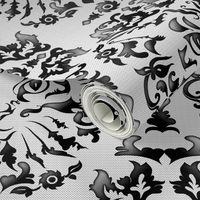 Cat Damask (Black&White)