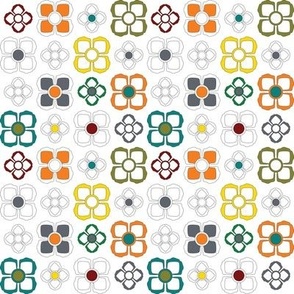 Geometric Flower Pattern 