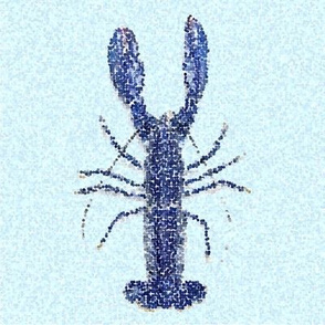 Nautical Blue lobster