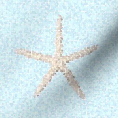 Nautical White Finger Starfish