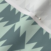 Mint Gray Arrows