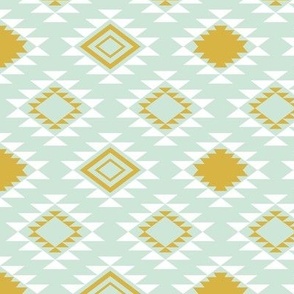 Mint Gold Aztec