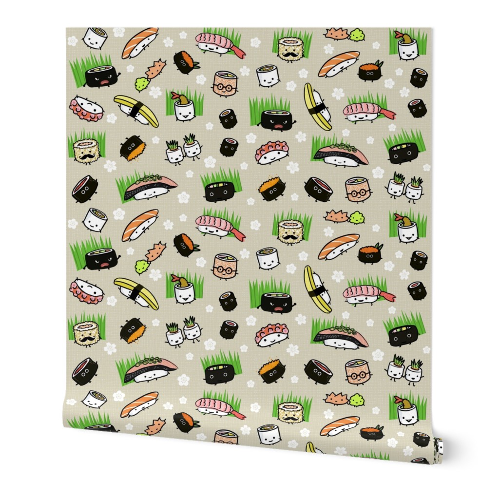 Sushi Characters Pattern