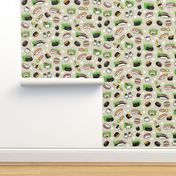 Sushi Characters Pattern