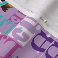 christmas personalised name design - spiral with pic