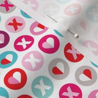 xoxo love and kisses valentine lover wedding pattern