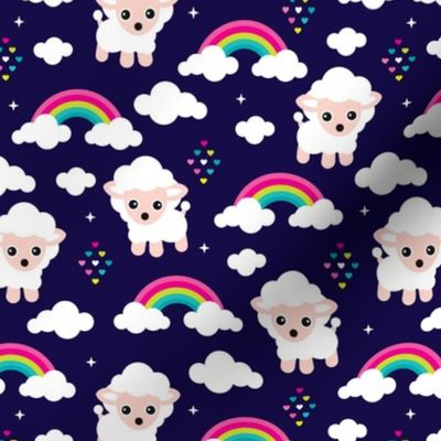 Rainbow dreams and sleepy night sheep counting