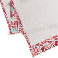 Folky Floral Geometrics (reds)