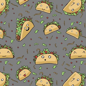 Cartoon Taco Fabric, Wallpaper and Home