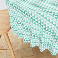 Ombre Triangle Mint SMALL scale