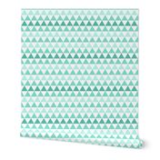 Ombre Triangle Mint SMALL scale