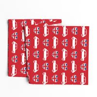 Mini Cooper Hearts - Union Jack Red - Large