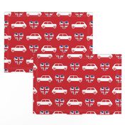 Mini Cooper Hearts - Union Jack Red - Large