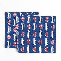 Mini Cooper Hearts - Union Jack Blue - Large