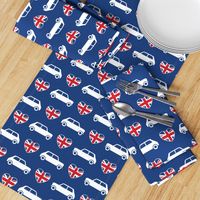 Mini Cooper Hearts - Union Jack Blue - Large