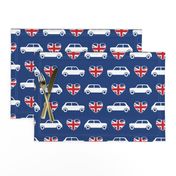 Mini Cooper Hearts - Union Jack Blue - Large