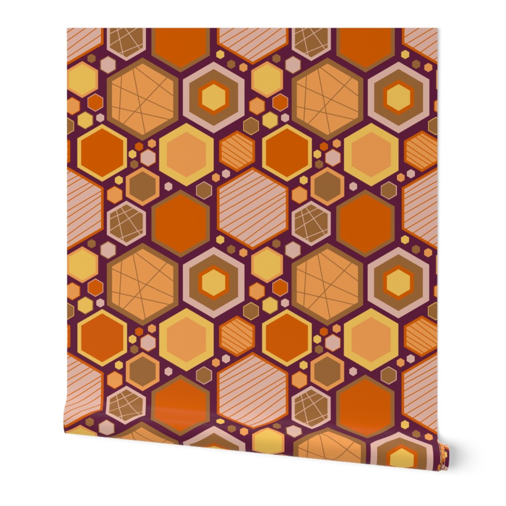 Hip Hexagons (Earthy)