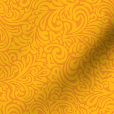 swirl botanical - naranja