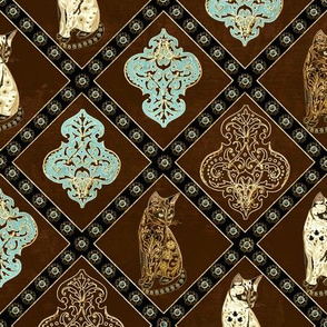 Fancy Cat Quilt Squares