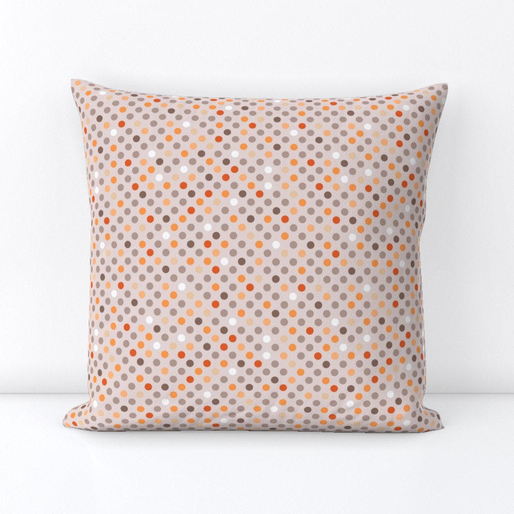 Cat polkadot orange