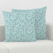 Cat polkadot blue