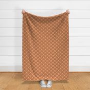 Doxie Damask on tan