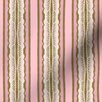 Petit Trianon ~ Gilt Blossom Stripe