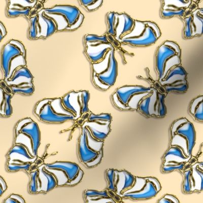 Mock Enamel Butterflies