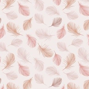 Blush feathers