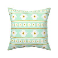 Brighton in Soft Mint and Gold