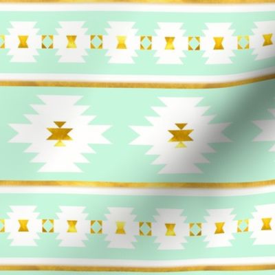 Brighton in Soft Mint and Gold