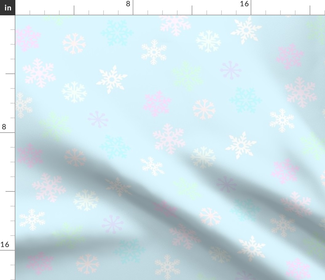 Pastel Snowfall