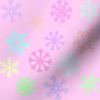 Pastel Snowfall