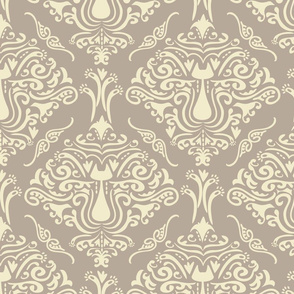 Cat Damask