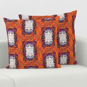 CAT DAMASK ORANGE