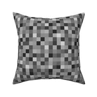 8-bit Pixel Blocks - Black, Grey, White