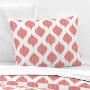 Lela Ikat in Coral 