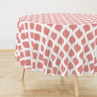 Lela Ikat in Coral 