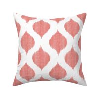 Lela Ikat in Coral 