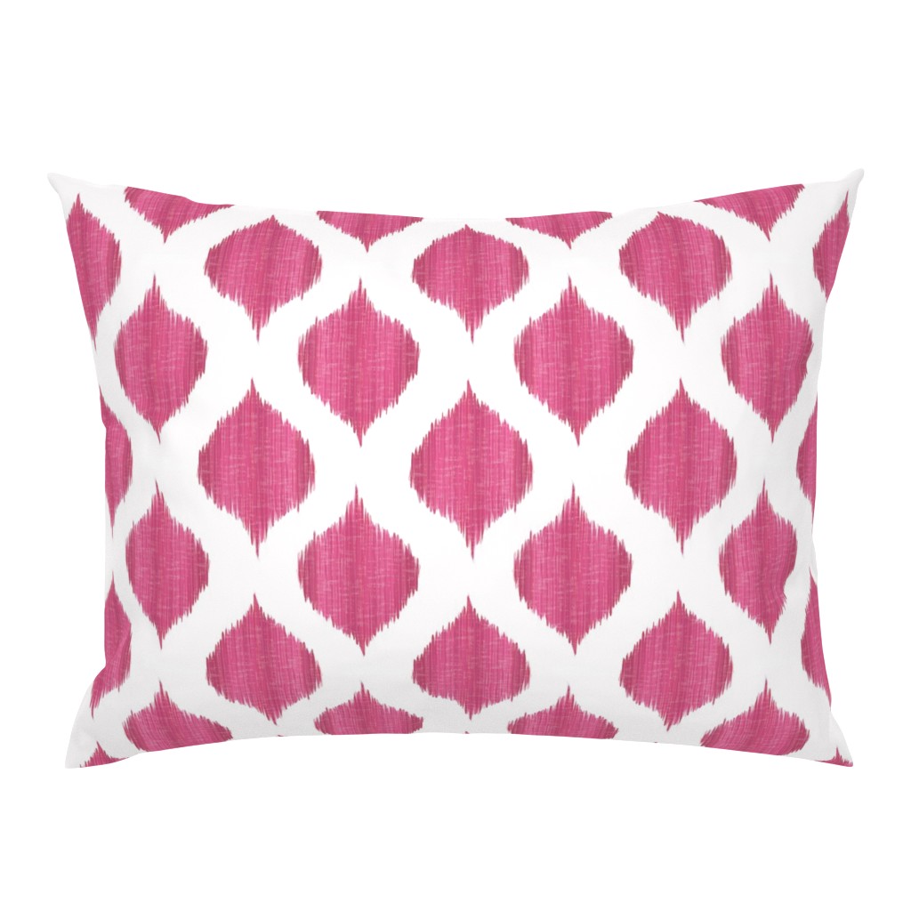 Lela Ikat in Fuchsia