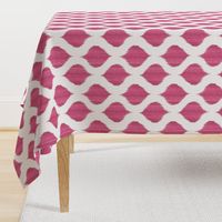 Lela Ikat in Fuchsia