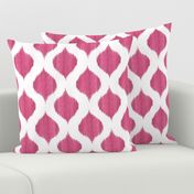 Lela Ikat in Fuchsia