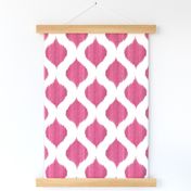 Lela Ikat in Fuchsia