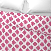 Lela Ikat in Fuchsia