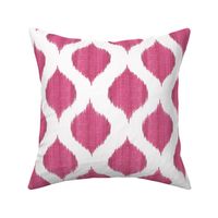 Lela Ikat in Fuchsia