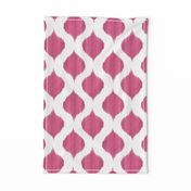 Lela Ikat in Fuchsia