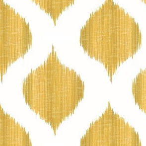 Lela Ikat in Old Gold