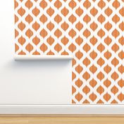 Lela Ikat in Tangerine