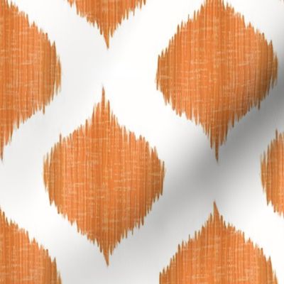 Lela Ikat in Tangerine